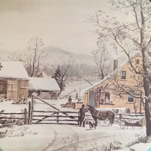 Vintage courier and Ives tin - Picture 2 of 10